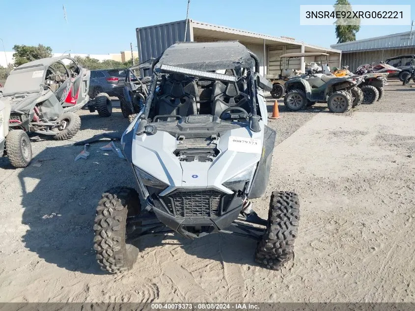 2024 Polaris Rzr Pro Xp 4 Sport VIN: 3NSR4E92XRG062221 Lot: 40079373