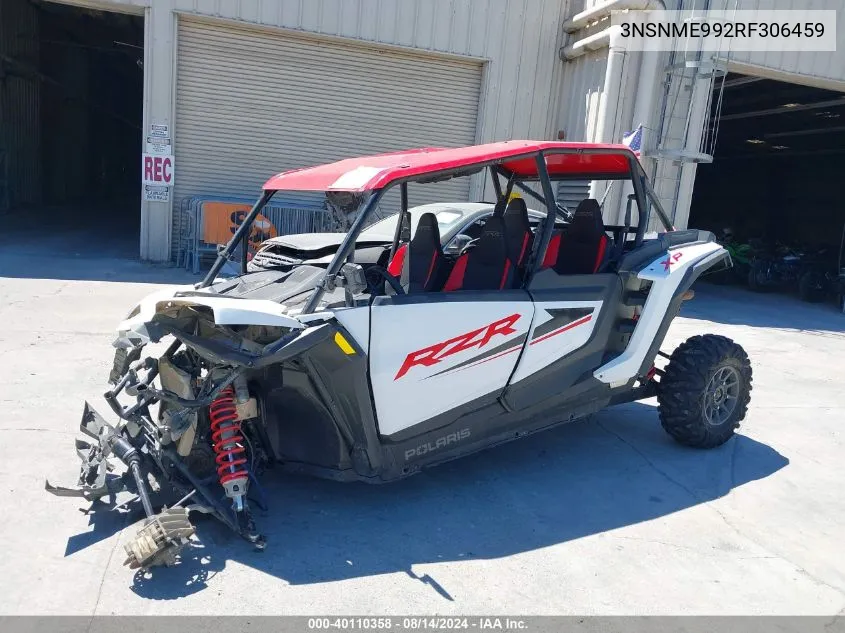 2024 Polaris Rzr Xp 4 1000 Sport VIN: 3NSNME992RF306459 Lot: 40110358