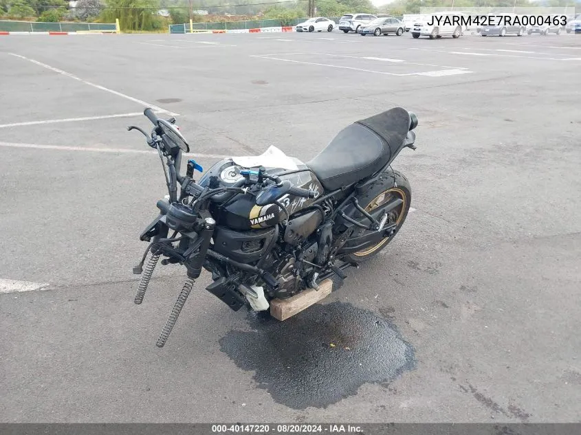 2024 Yamaha Mtm690 VIN: JYARM42E7RA000463 Lot: 40147220