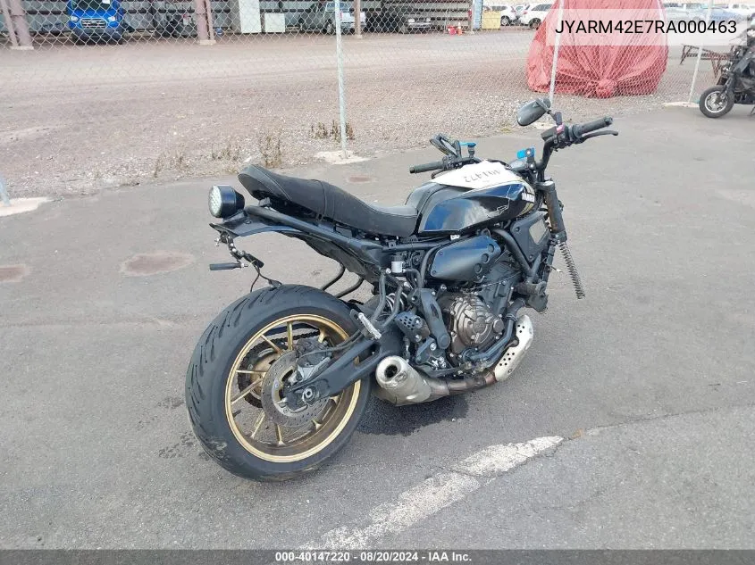 2024 Yamaha Mtm690 VIN: JYARM42E7RA000463 Lot: 40147220