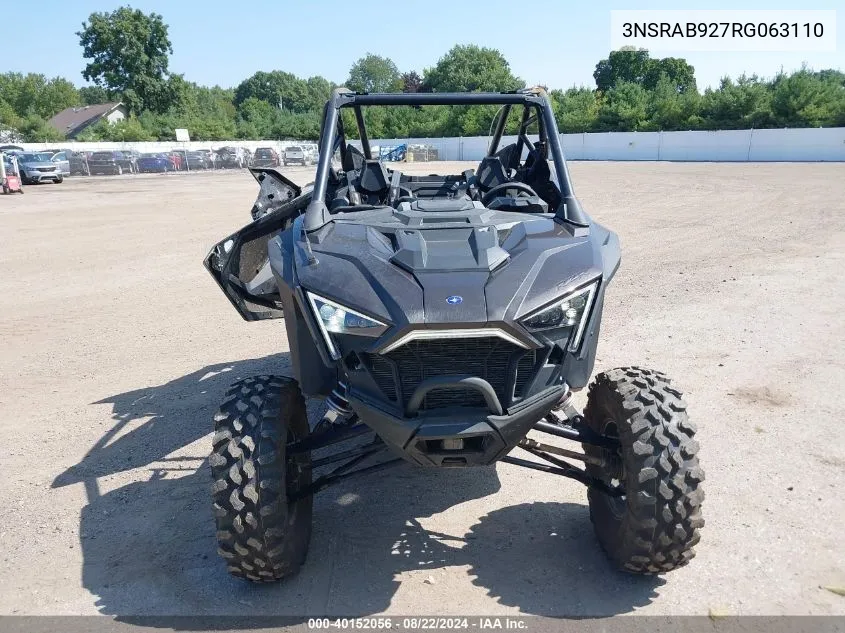 2024 Polaris Rzr Pro Xp Premium VIN: 3NSRAB927RG063110 Lot: 40152056