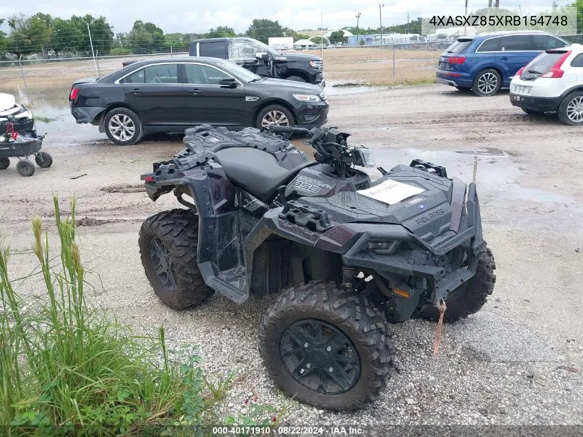 2024 Polaris Sportsman 850 Ultimate Trail Le VIN: 4XASXZ85XRB154748 Lot: 40171910