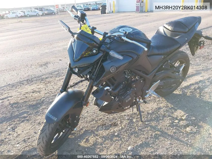 2024 Yamaha Mt-03 VIN: MH3RH20Y2RK014308 Lot: 40267552