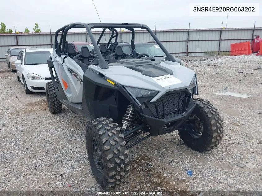 3NSR4E920RG063202 2024 Polaris Rzr Pro Xp 4 Sport