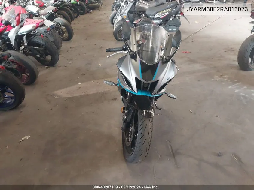 2024 Yamaha Yzfr7 VIN: JYARM38E2RA013073 Lot: 40287169