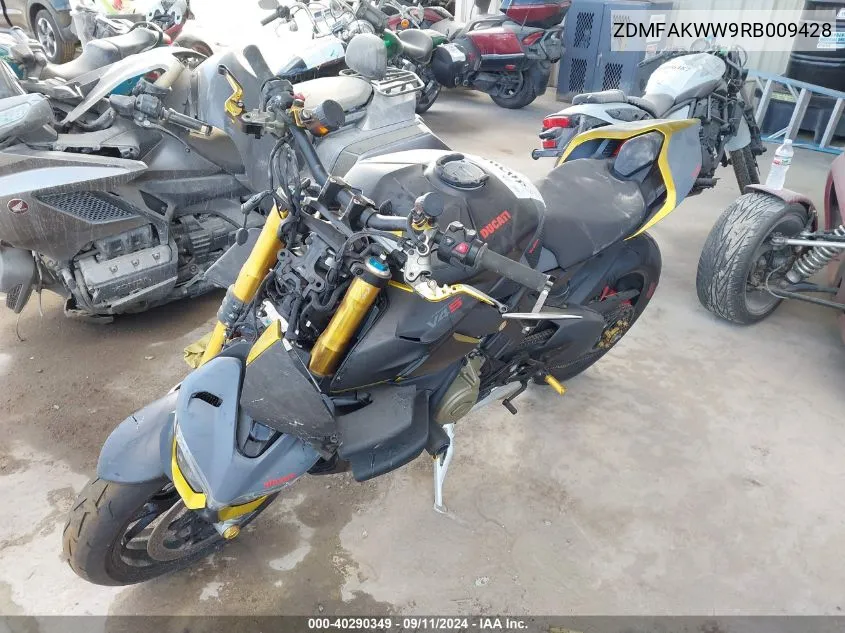 2024 Ducati Streetfighter V4/V4S VIN: ZDMFAKWW9RB009428 Lot: 40290349