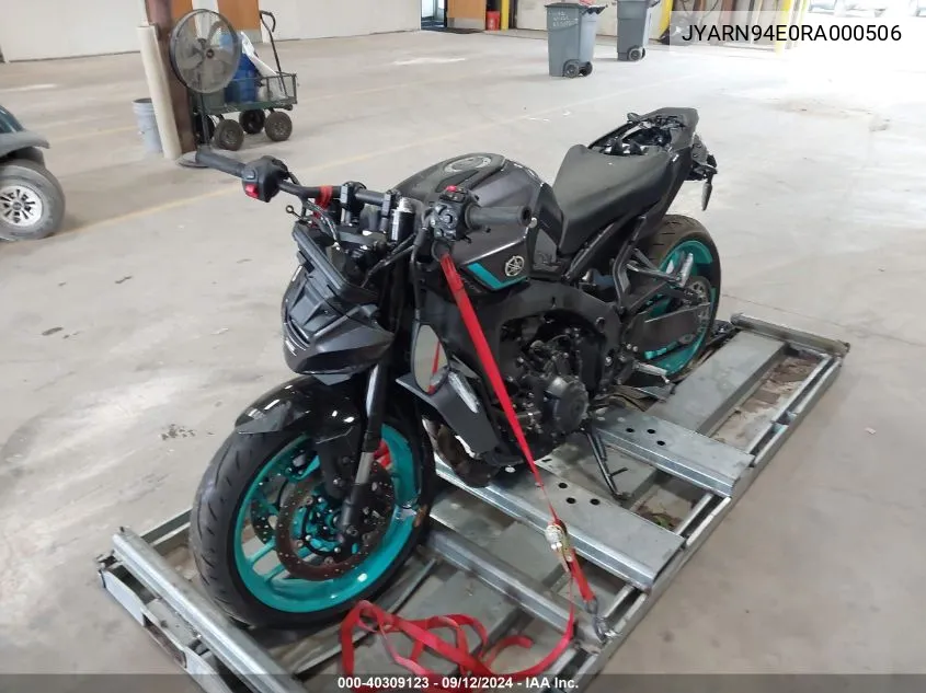 2024 Yamaha Mt09 VIN: JYARN94E0RA000506 Lot: 40309123