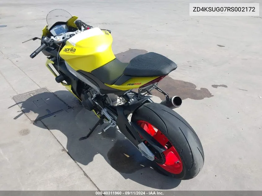 ZD4KSUG07RS002172 2024 Aprilia Rs 660