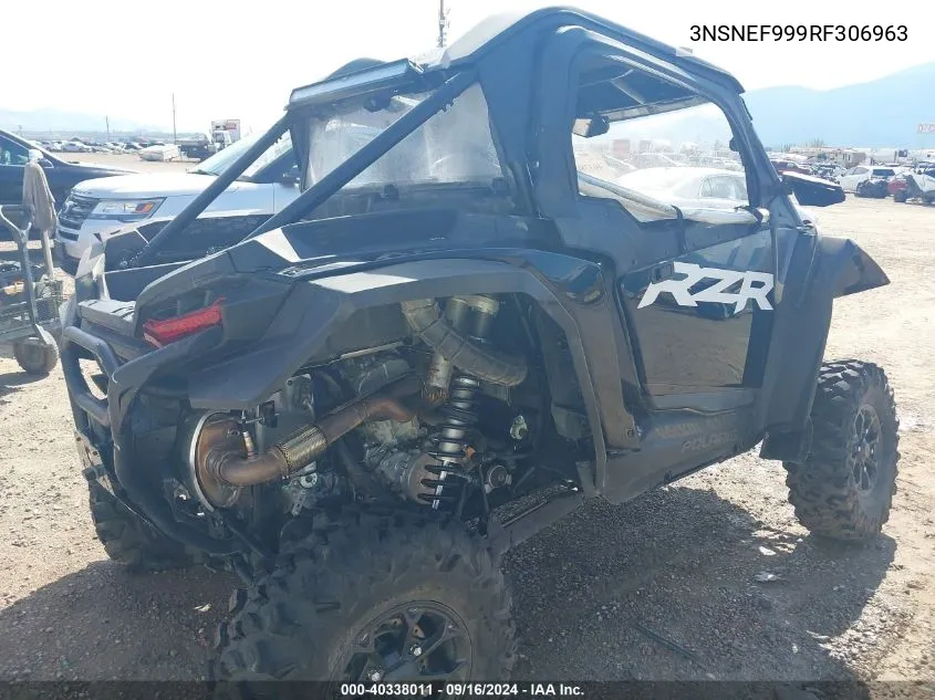 2024 Polaris Rzr Xp 1000 Ultimate VIN: 3NSNEF999RF306963 Lot: 40338011