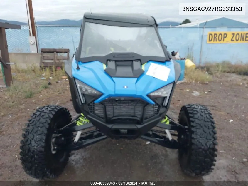 2024 Polaris Rzr Turbo R Premium Ride Command VIN: 3NSGAC927RG333353 Lot: 40339043