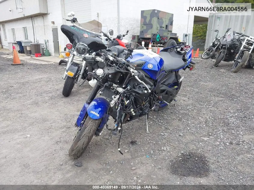 2024 Yamaha Yzfr1 VIN: JYARN66E8RA004556 Lot: 40369149