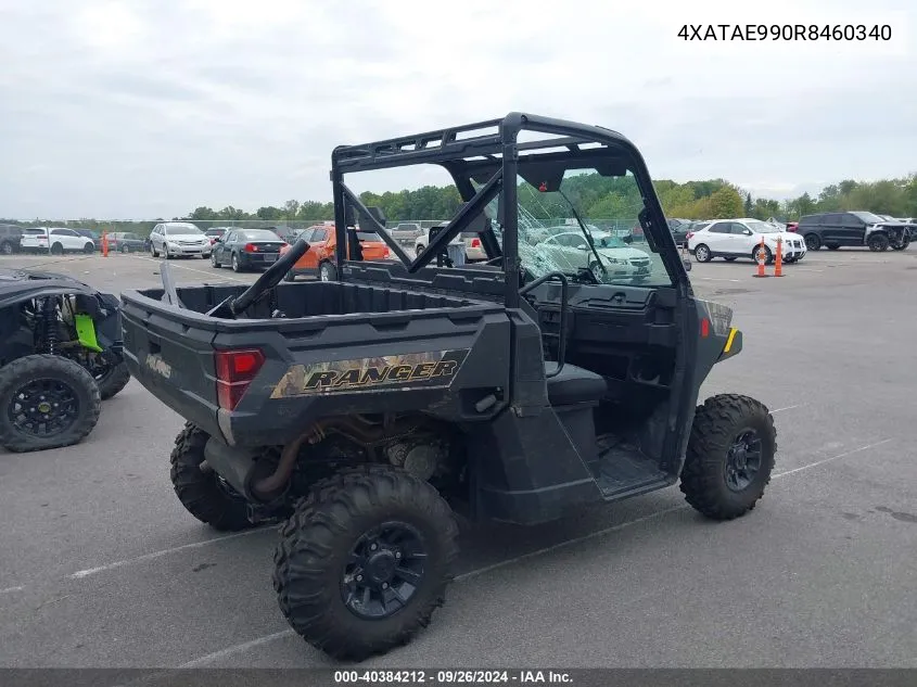 2024 Polaris Ranger 1000 Eps/1000 Premium VIN: 4XATAE990R8460340 Lot: 40384212