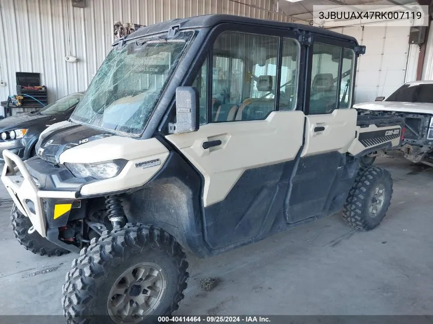 2024 Can-Am Defender Max Limited Cab Hd10/Lone Star Hd10 VIN: 3JBUUAX47RK007119 Lot: 40414464