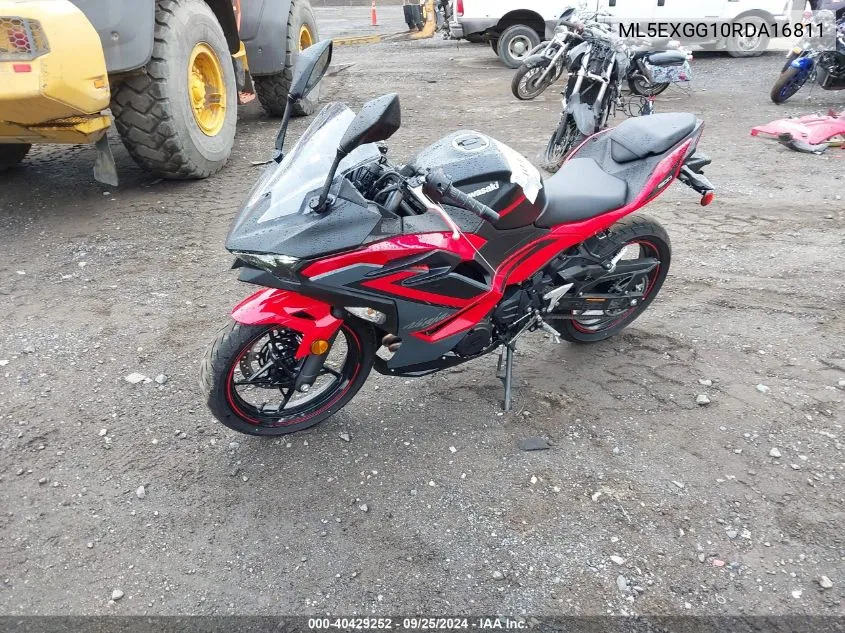 2024 Kawasaki Ex500 VIN: ML5EXGG10RDA16811 Lot: 40429252