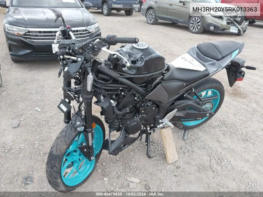 2024 Yamaha Mt-03 VIN: MH3RH20Y5RK013363 Lot: 40479938