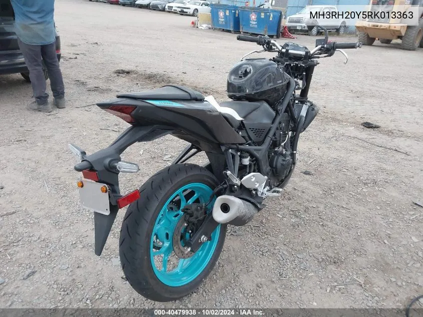 2024 Yamaha Mt-03 VIN: MH3RH20Y5RK013363 Lot: 40479938