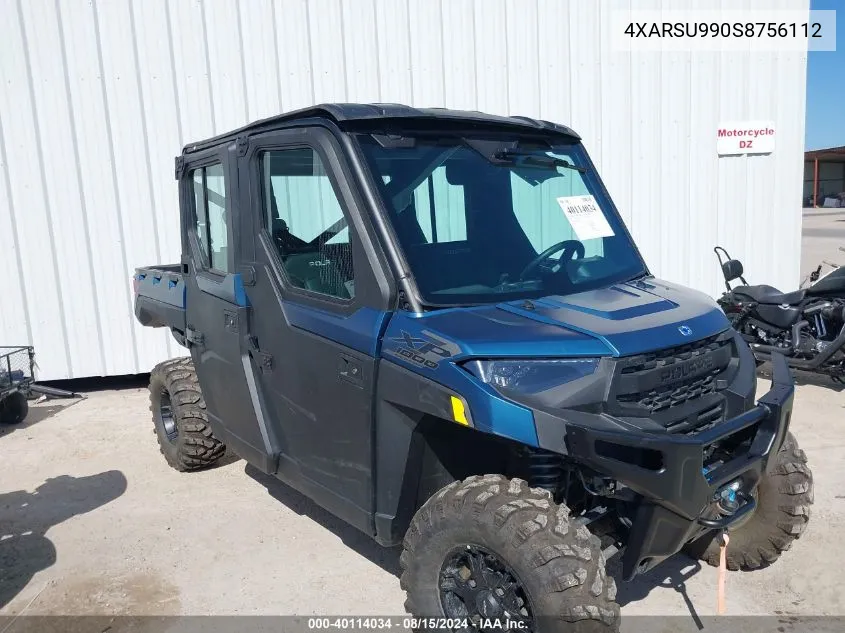 2025 Polaris Ranger Crew Xp 1000 Northstar Premium VIN: 4XARSU990S8756112 Lot: 40114034