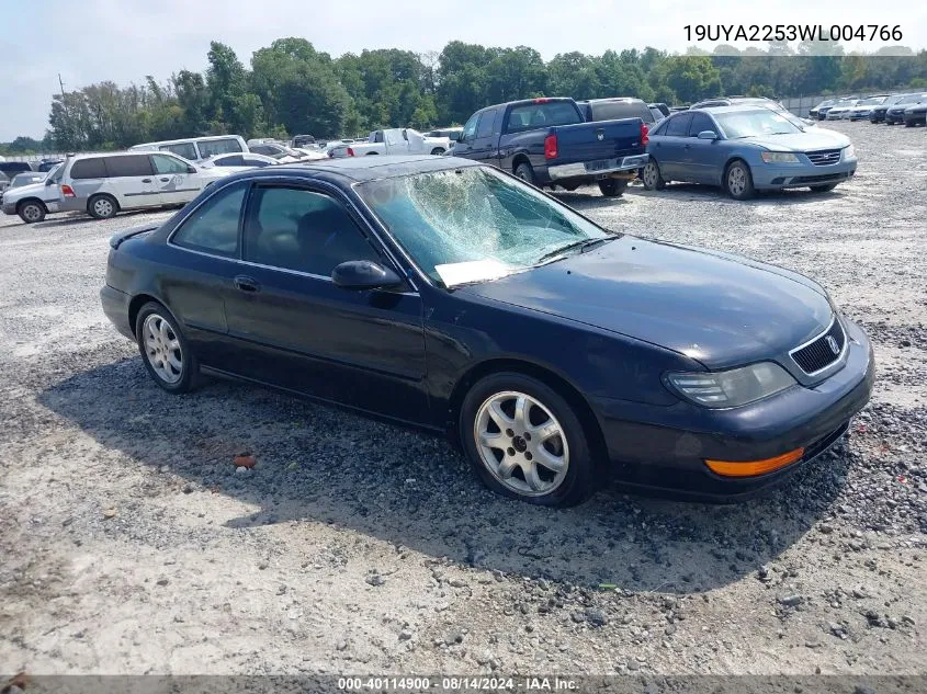 1998 Acura Cl 3.0 VIN: 19UYA2253WL004766 Lot: 40114900