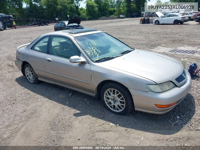 1999 Acura Cl 3.0 VIN: 19UYA2253XL006938 Lot: 39560560