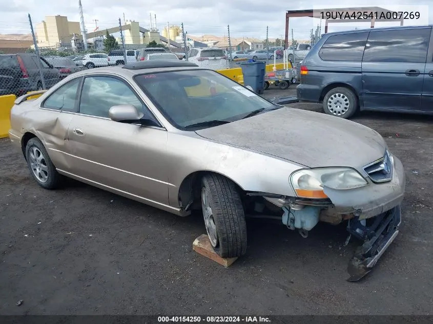 19UYA42541A007269 2001 Acura Cl 3.2