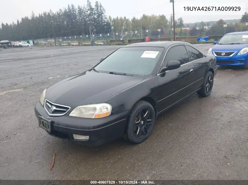 2001 Acura Cl 3.2 Type S VIN: 19UYA42671A009929 Lot: 40607529