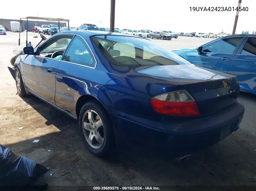 19UYA42423A014540 2003 Acura Cl 3.2