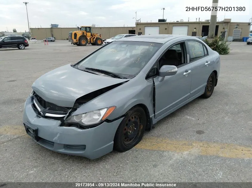 2HHFD56757H201380 2007 Acura Csx Premium