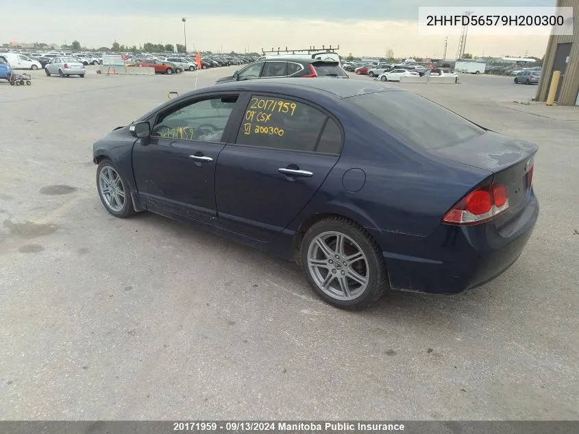 2HHFD56579H200300 2009 Acura Csx