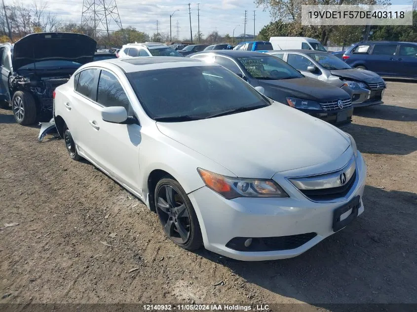 2013 Acura Ilx VIN: 19VDE1F57DE403118 Lot: 12140932