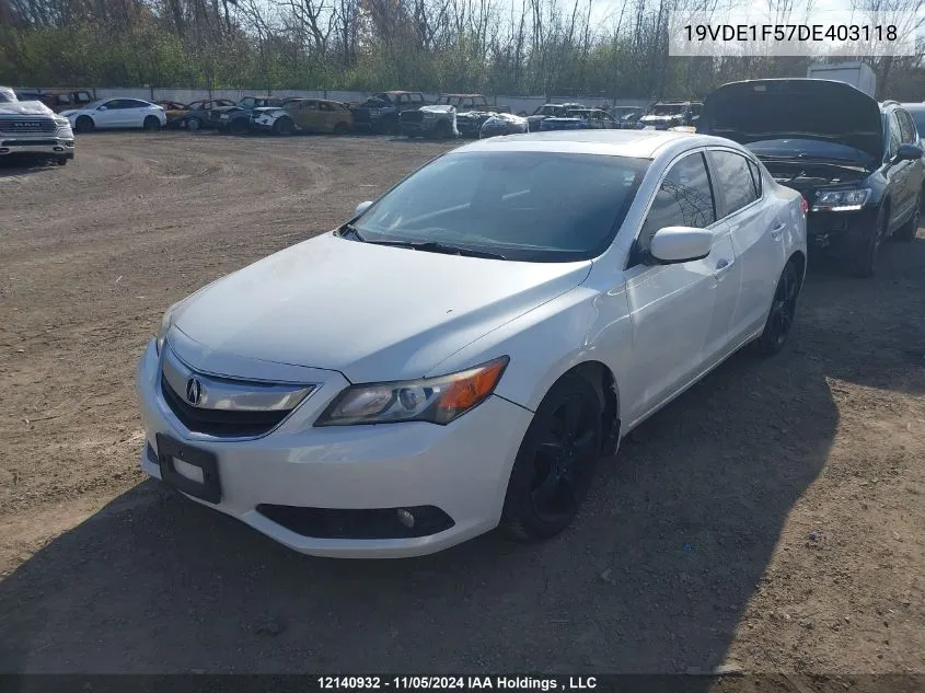 2013 Acura Ilx VIN: 19VDE1F57DE403118 Lot: 12140932