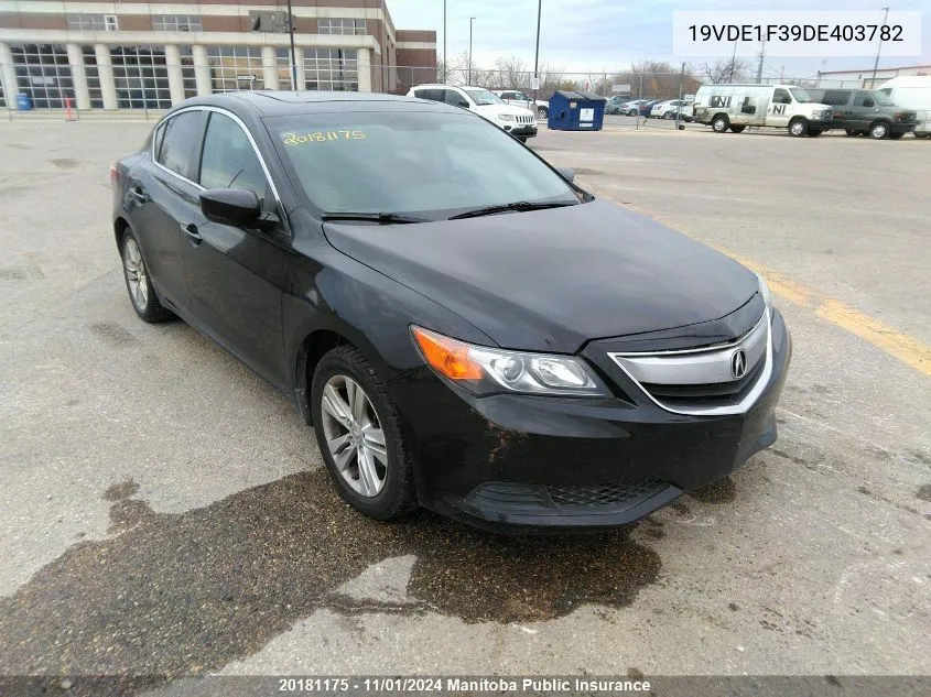 2013 Acura Ilx VIN: 19VDE1F39DE403782 Lot: 20181175