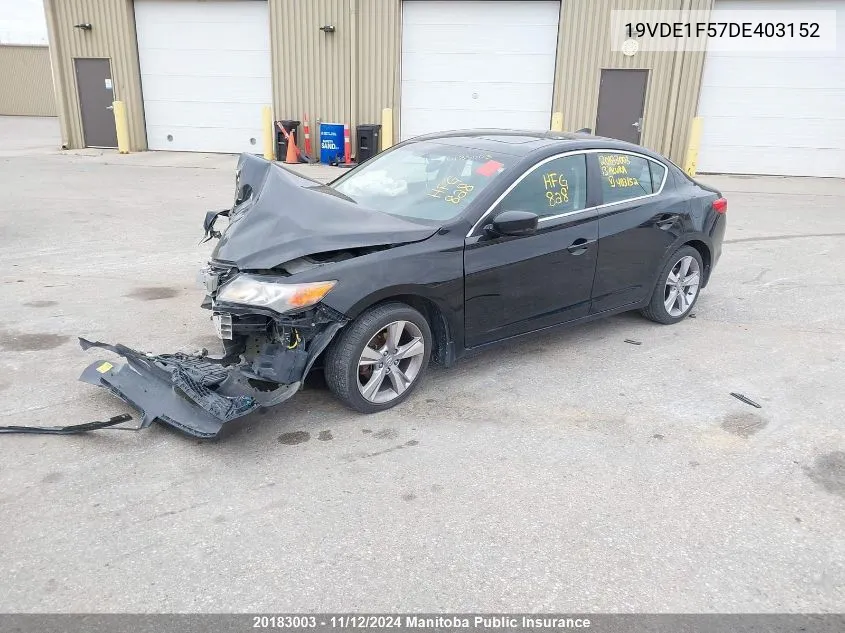 2013 Acura Ilx VIN: 19VDE1F57DE403152 Lot: 20183003