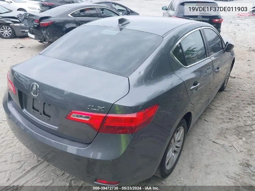 2013 Acura Ilx 2.0L VIN: 19VDE1F37DE011903 Lot: 39472730