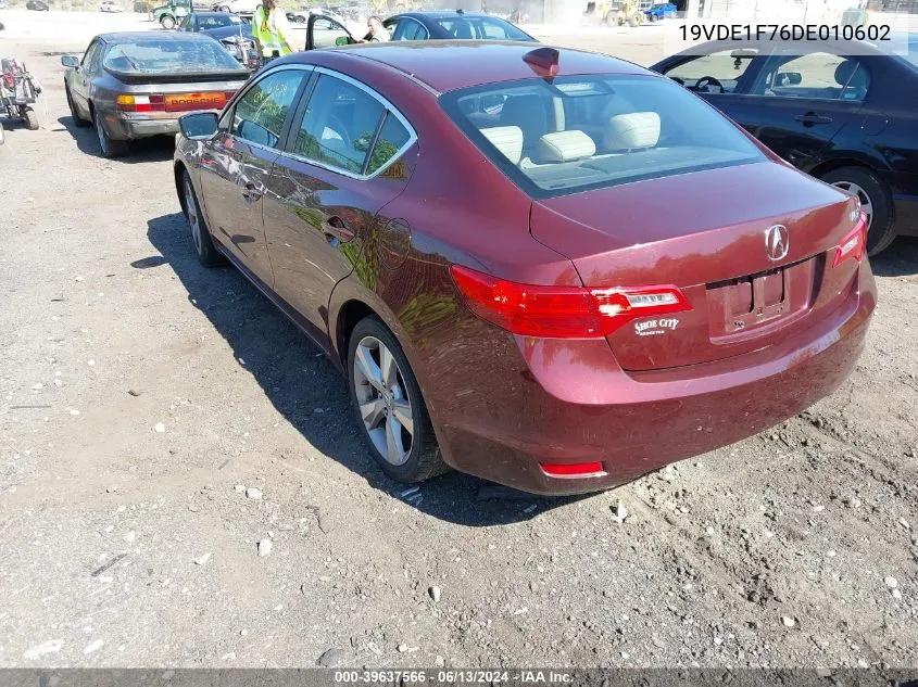 2013 Acura Ilx 2.0L VIN: 19VDE1F76DE010602 Lot: 39637566