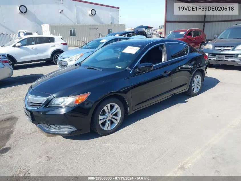 2013 Acura Ilx 2.0L VIN: 19VDE1F39DE020618 Lot: 39906880