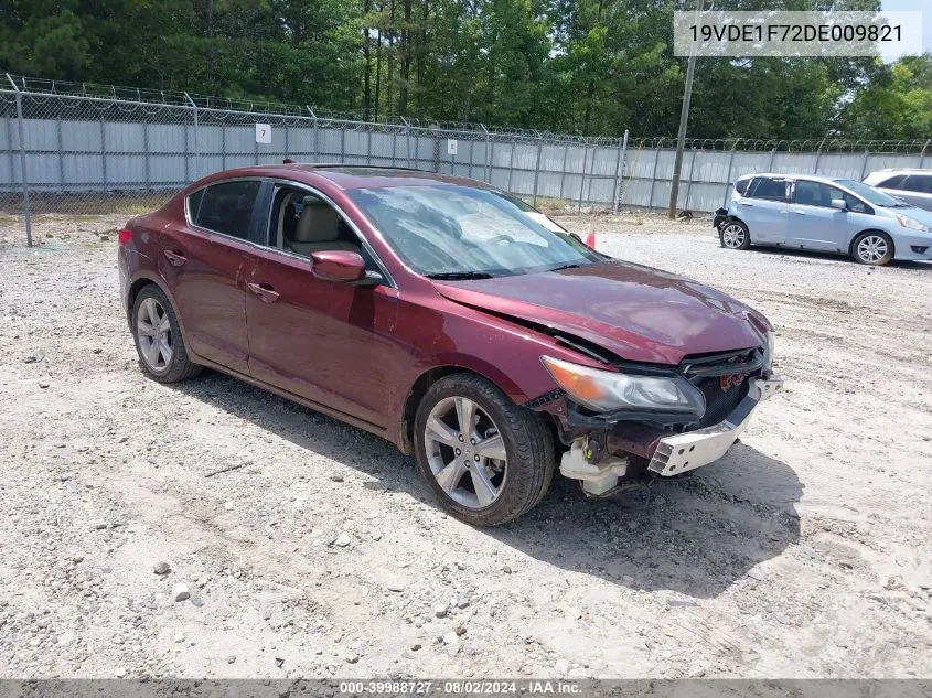 2013 Acura Ilx 2.0L VIN: 19VDE1F72DE009821 Lot: 39988727