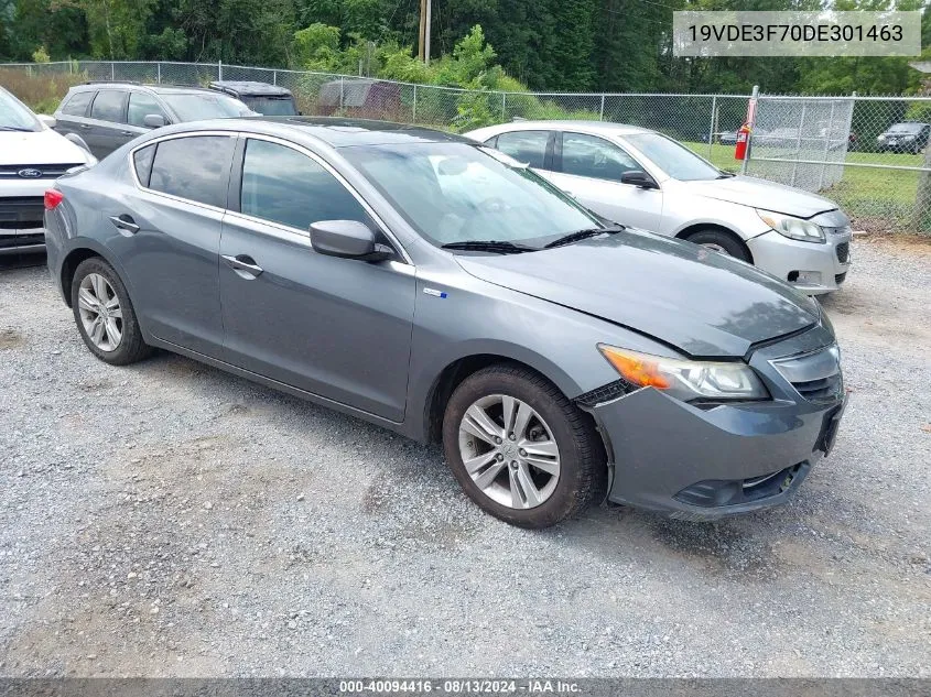 2013 Acura Ilx Hybrid Tech VIN: 19VDE3F70DE301463 Lot: 40094416