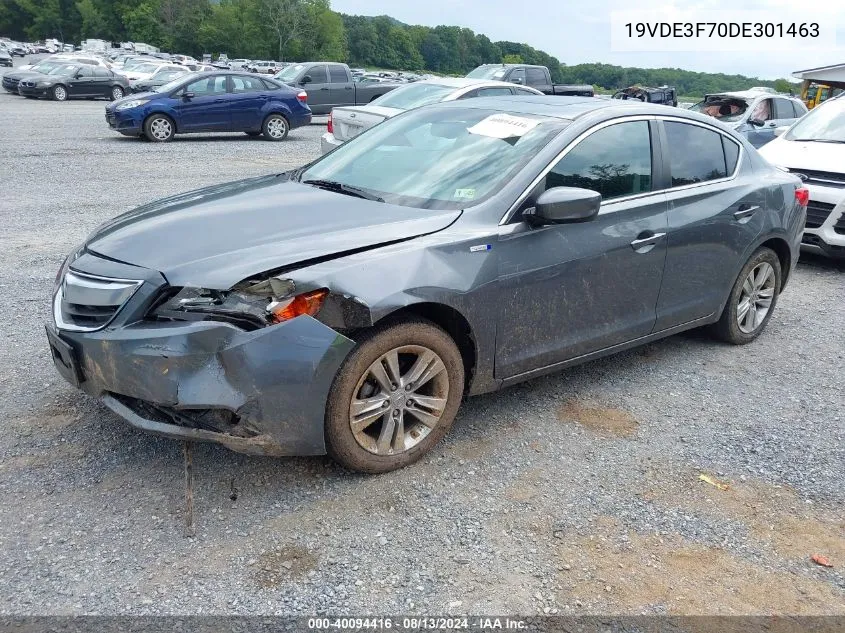 2013 Acura Ilx Hybrid Tech VIN: 19VDE3F70DE301463 Lot: 40094416