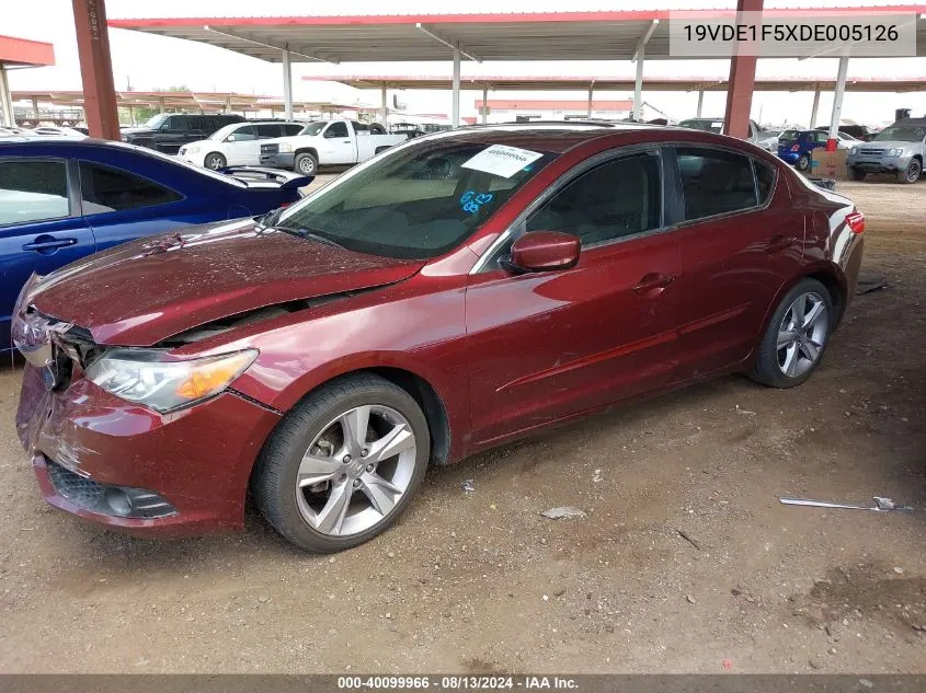 2013 Acura Ilx 2.0L VIN: 19VDE1F5XDE005126 Lot: 40099966