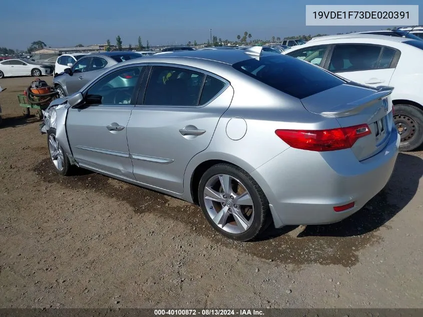 2013 Acura Ilx 2.0L VIN: 19VDE1F73DE020391 Lot: 40100872