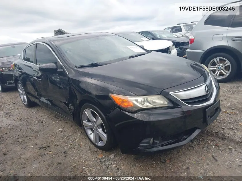 2013 Acura Ilx 2.0L VIN: 19VDE1F58DE003245 Lot: 40138454