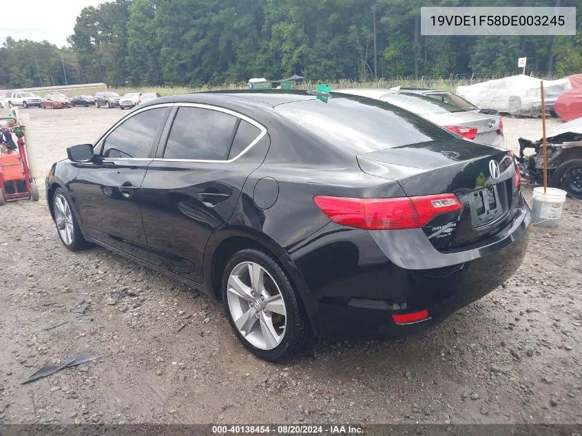 2013 Acura Ilx 2.0L VIN: 19VDE1F58DE003245 Lot: 40138454