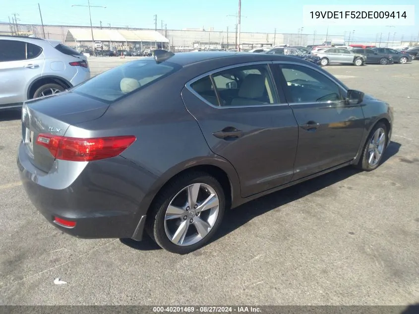 2013 Acura Ilx 2.0L VIN: 19VDE1F52DE009414 Lot: 40201469