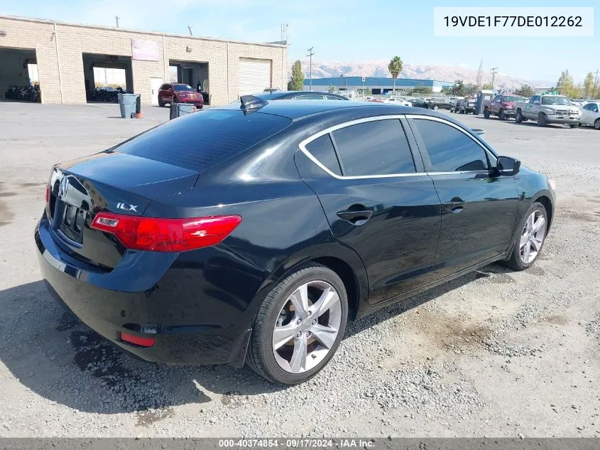 2013 Acura Ilx 2.0L VIN: 19VDE1F77DE012262 Lot: 40374854