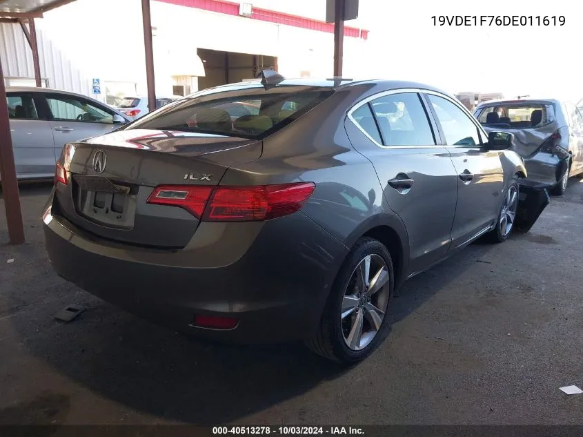 2013 Acura Ilx 2.0L VIN: 19VDE1F76DE011619 Lot: 40513278