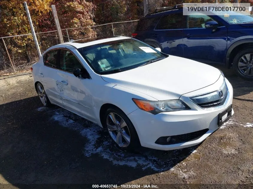 2013 Acura Ilx 2.0L VIN: 19VDE1F78DE017700 Lot: 40653745