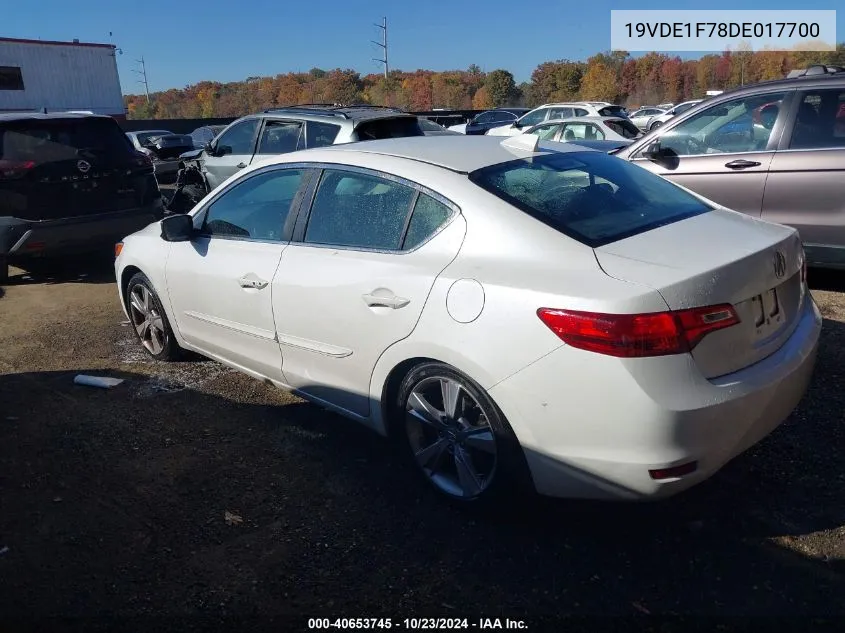 2013 Acura Ilx 2.0L VIN: 19VDE1F78DE017700 Lot: 40653745