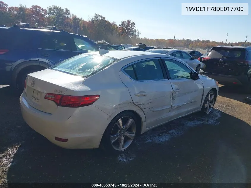 2013 Acura Ilx 2.0L VIN: 19VDE1F78DE017700 Lot: 40653745