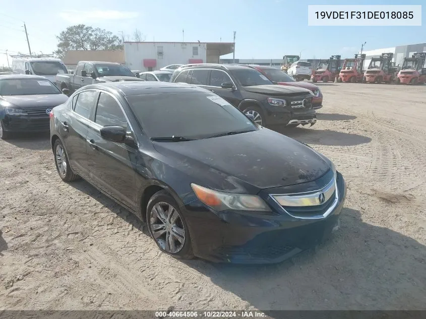 2013 Acura Ilx 2.0L VIN: 19VDE1F31DE018085 Lot: 40664506