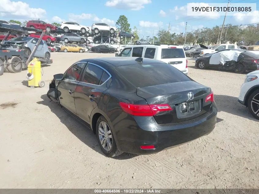 2013 Acura Ilx 2.0L VIN: 19VDE1F31DE018085 Lot: 40664506